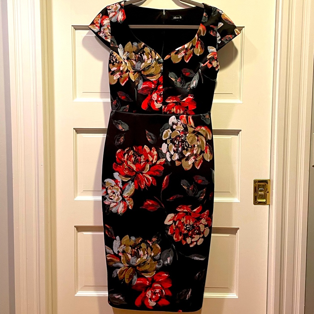hourglass dress with sweetheart neckline (sz 8) by Alexa B